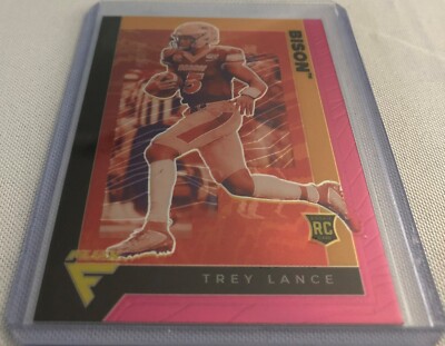 2021 Chronicles Flux Draft Football Trey Lance North Dakota State Bison Pink RC