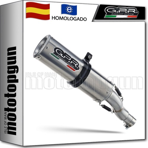 tubo de escape homologado acero gpr por mv agusta brutale 910 s - r 2005 05 - Imagen 1 de 3
