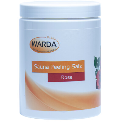 Warda Sauna Dusch und Peelingsalz, 1 Kilo Rose