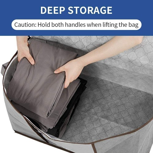 3X Large Waterproof Underbed Storage Bag Box Clothes Quilt Duvet Laundry Zipped - Picture 16 of 17