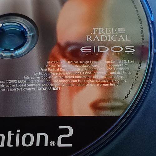 TimeSplitters 2 PS2 Loose Disc, Jewel Case, Tested, Multiplayer - Picture 3 of 10