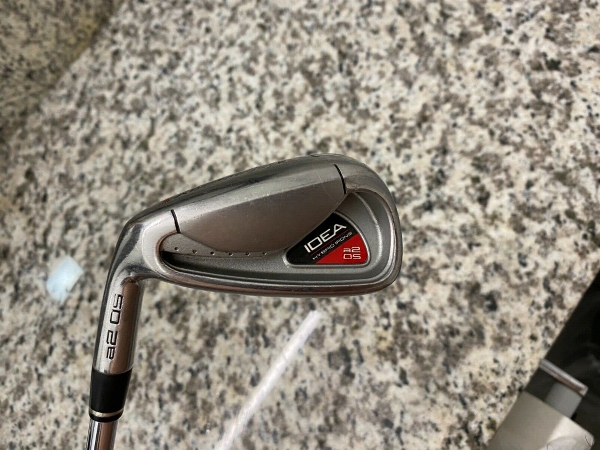 Adams Golf Idea A2OS Hybrid Single 7 Iron LH Regular Flex Steel