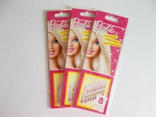 Barbie Doll Stickers - 3 Party Packs - 8 Sheets Each - 24 Sheets Total