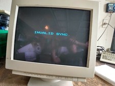 VINTAGE HITACHI 18" COLOR DISPLAY MONITOR CM751U MFG 1997