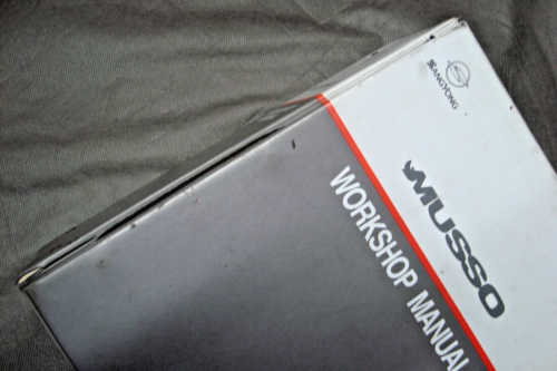 Rare Ssangyong Musso (1993-2005) Full Factory Repair & Service Workshop Manual - Picture 5 of 5