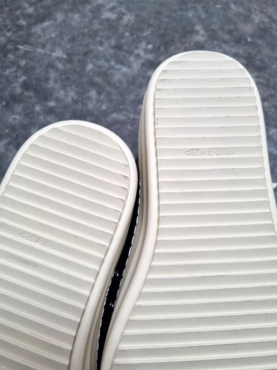 Rick Owens Ramones Low / Size: 9.5 US - 43 EU / Black Leather