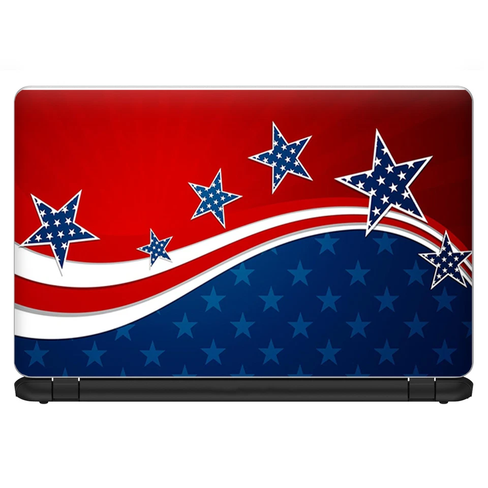Универсальный чехол для ноутбука 13 дюймов - звездные полосы America Independence - Изображение 2 из 4