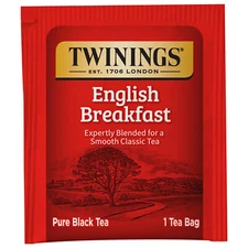 Twinings English Breakfast Black Tea Flavourful Caffeinated 100 Count