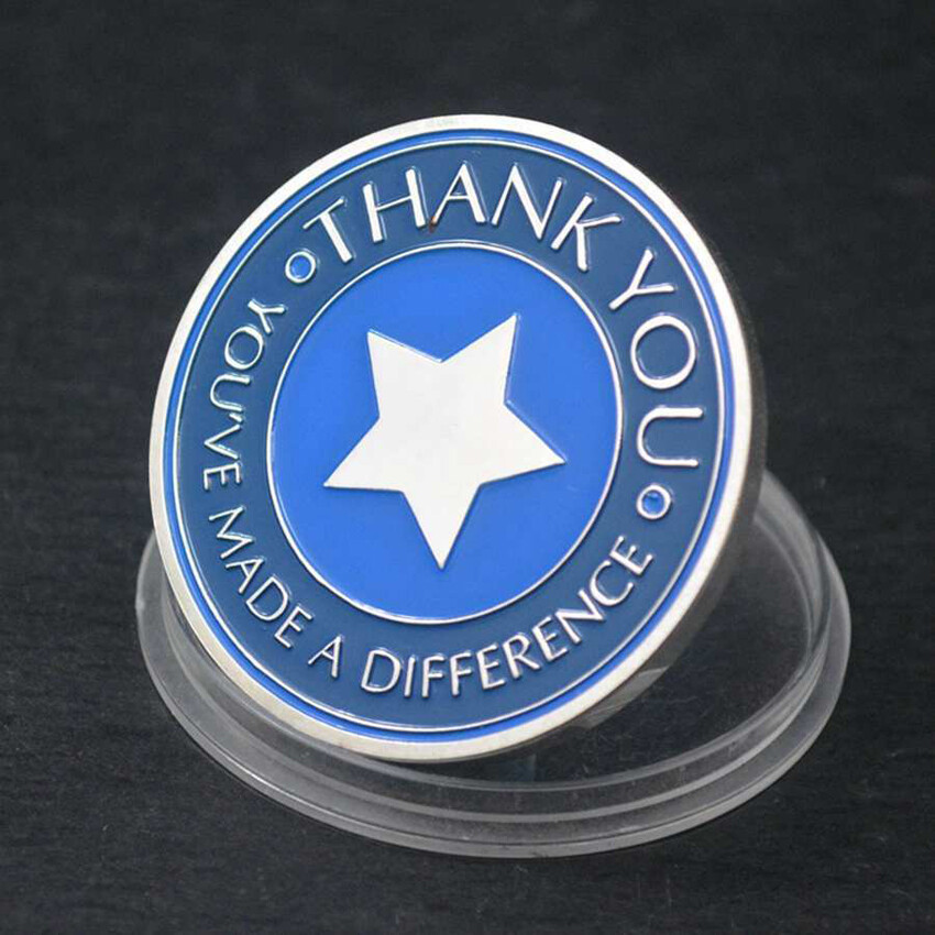 10 PCS Commemorative Gift Thank You for Your Service Challenge Coin Leadership