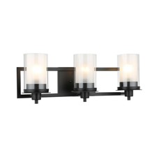 3 light wall sconce bathroom