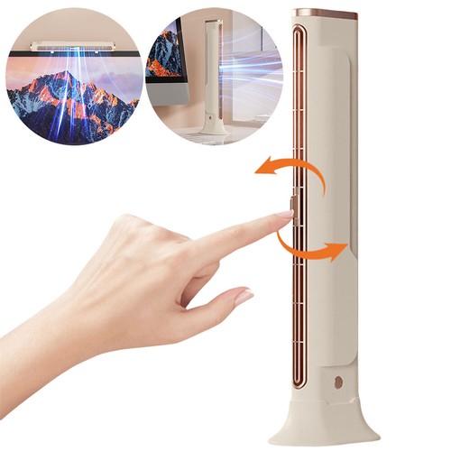Bladeless Fan Adjustable Vents Air Condition Fan for Bedroom Home Office Room - Picture 11 of 18