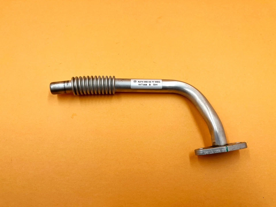 15-19 MERCEDES-BENZ C300 W205 TURBOCOMPRESOR TUBO DE RETORNO DE ACEITE MANGUERA TUBO OEM Foto 3 de 3