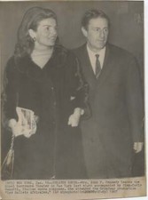 Menotti, Gian Carlo. & Kennedy Onassis, Jacqueline.  - Original Photograph