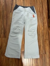 Women Nike gray relaxed wide polyester light-weight pants sz 4-6 windbreaker