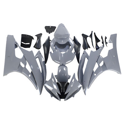 Cement Grey Fairing Kit For Yamaha YZF R6 2006 2007 06 07 ABS Injection Bodywork