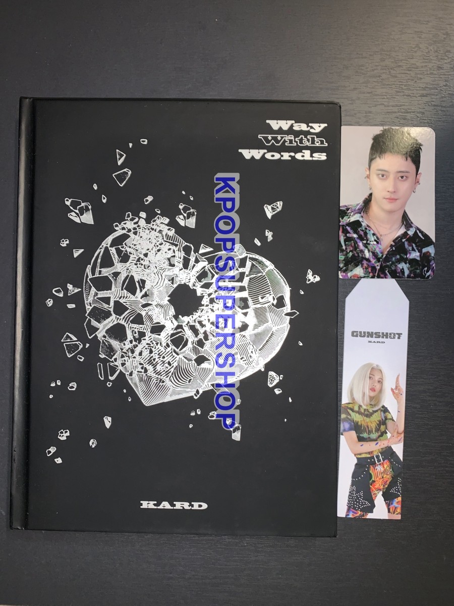 KARD 1st Single Album Way With Words CD Photobook J.Seph Photocard