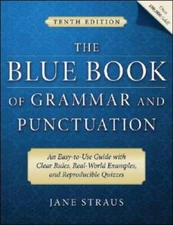 The Blue Book of Grammar and Punctuation: An Easy-to-Use Guide with  - VERY GOOD