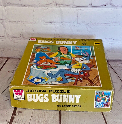 Bugs Bunny Jig Saw puzzle 100pcs Whitman 1976 14"x18" - Picture 5 of 14