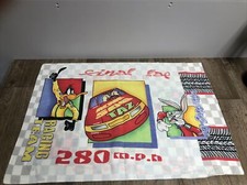 Vintage Looney Tunes Racing Team Pillowcase Bugs Bunny Daffy Duck Taz B9