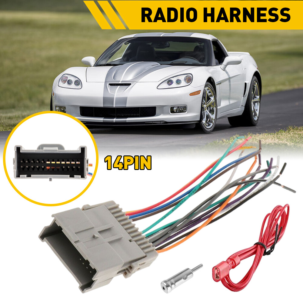 NuIth Stereo Radio Install Wire Harness With Antenna Adapter