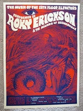 MISHKA WESTELL ROKY ERICKSON 13TH FLOOR ELEVATORS 2016 EUROPEAN TOUR POSTER AP 