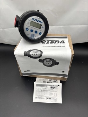 Sotera 825 1'' Digital Chemical Transfer Meter 2-20 GPM Open Box NEW