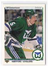1990-91 Upper Deck Ulf Samuelsson #287 Hartford Whalers