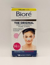 BIORE The Original Deep Cleansing Pore Strips 14 Strips Sealed Value Size