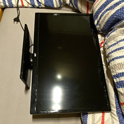 JVC  kleine fernsehe Flachbildschirm, Schwarz, schwarzer Rahmen