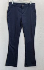 Old Navy Girl’s Size 16 Blue Twill Stretch School Uniform Bootcut Pants NWT