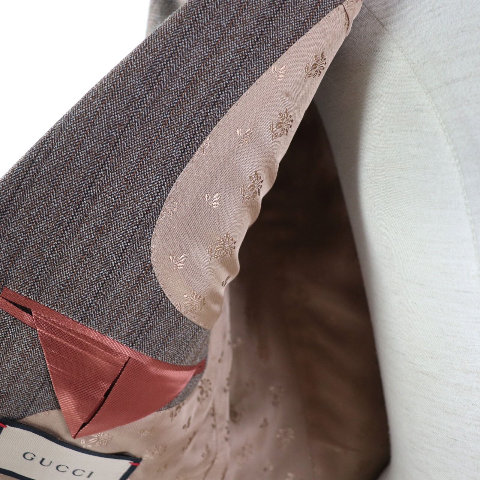 Pristine GUCCI tailored jacket Striped Pattern Br… - image 5