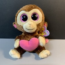 TY 2010 Beanie Boos Collection Casanova Monkey 6” Stuffed Plush Collectible T12