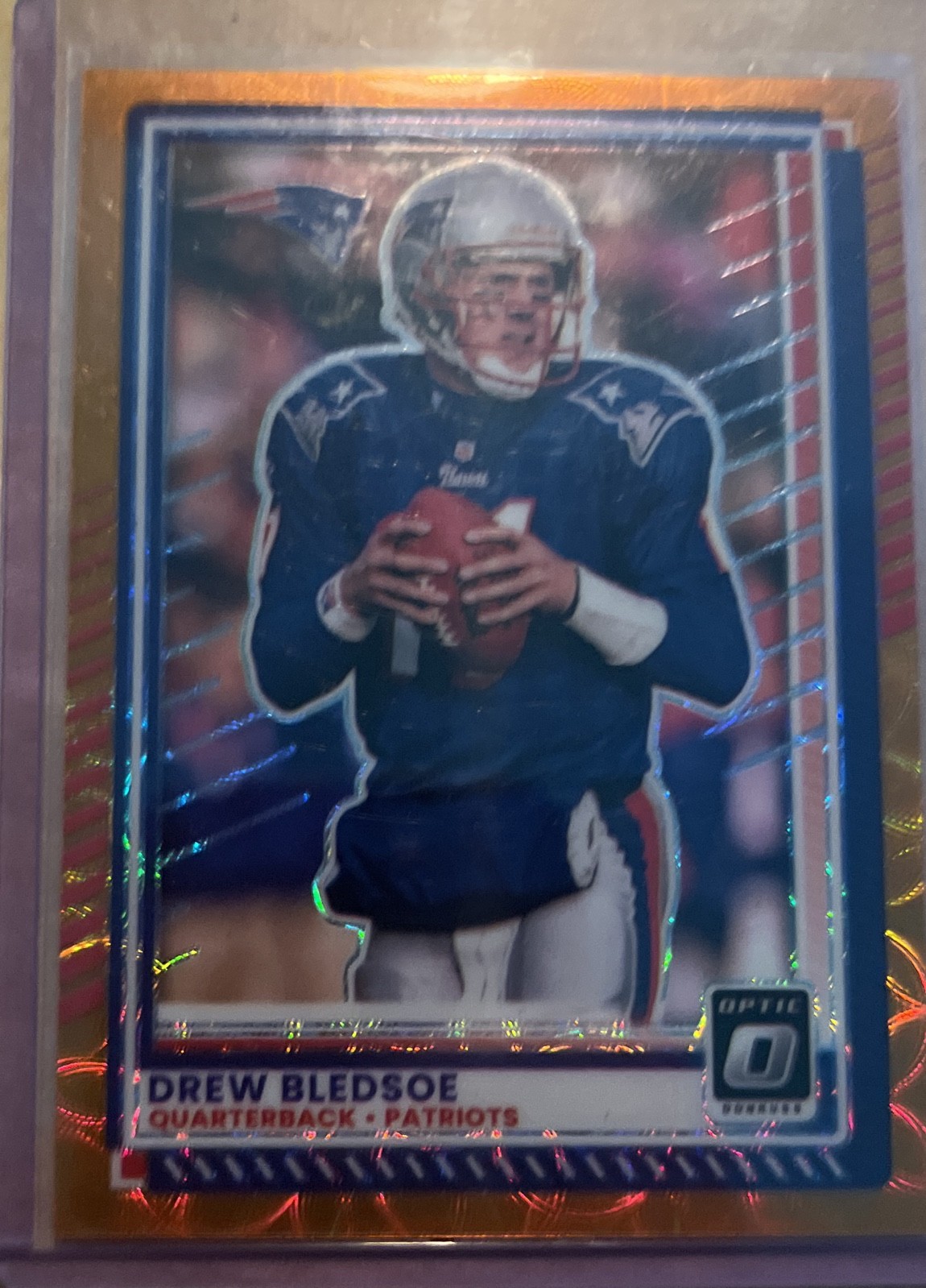 2025 Panini Donruss Optic - Drew Bledsoe #57 Orange Scope Prizm /79
