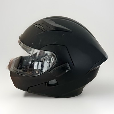 1Storm Motorcycle Helmet Matte Black Full Face Modular Flip Up HB-89 DOT Size M