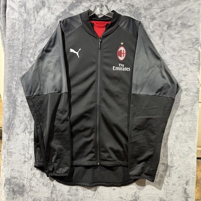 Puma AC Milan Soccer Training Full Zip Track Jacket [754864-01] Men s Size 2XL