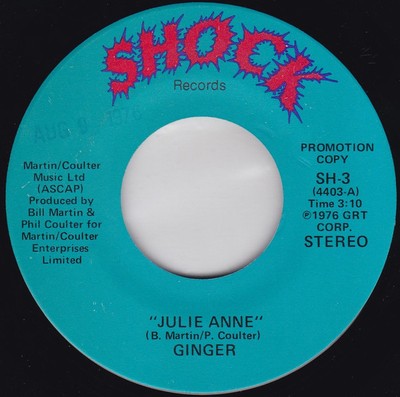 Ginger  - Julie Anne (7'', Single, Promo)