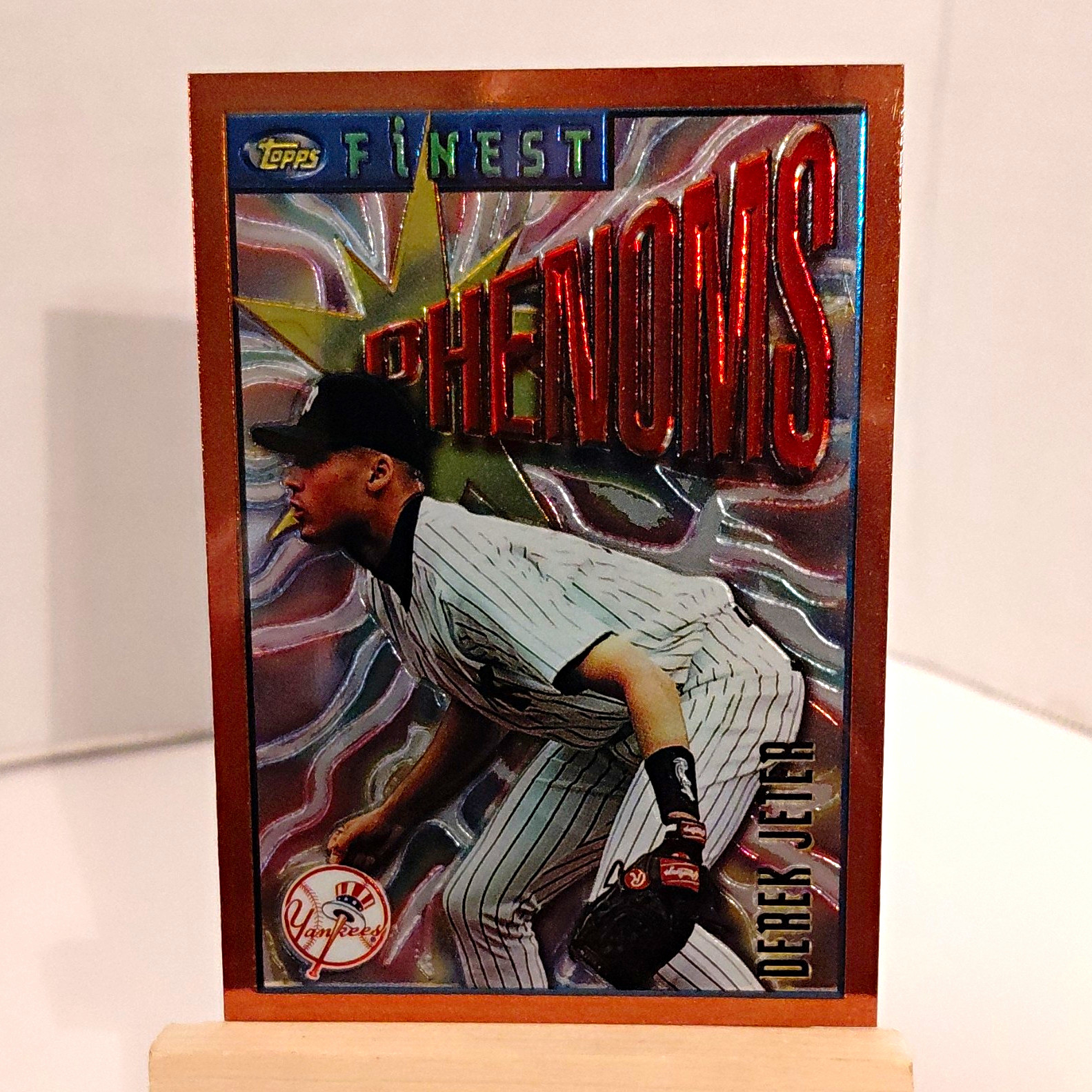 1996 Topps Finest The Noms Insert Derek Jeter #92 New York Yankees MLB
