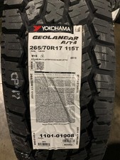 2 New 265 70 17 Yokohama Geolandar A/T4 All Terrain Tires