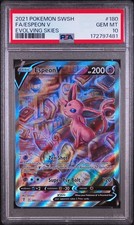 2021 POKEMON SWORD & SHIELD EVOLVING SKIES #180 FULL ART/ESPEON V PSA 10 on eBay