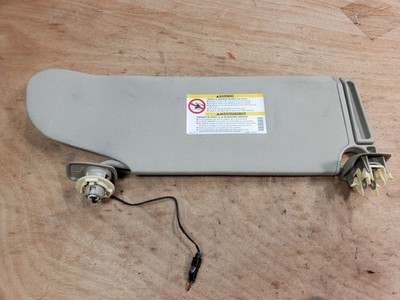 2003-2007 Hummer H2 Driver LH Sun Visor Left Wheat Mirror Lights OEM