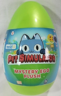 Pet Simulator Mystery Egg Plush Toy Green & Blue 6 inch Blind Bag Gift