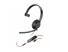 Poly Blackwire 5210 Monaural Wired Headset 3.5mm/USB-C Adapter 8X230A6