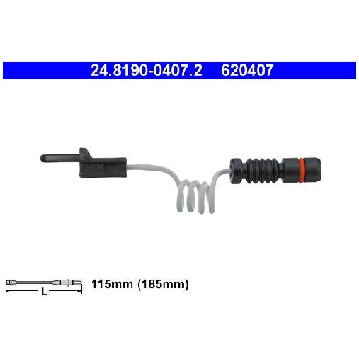 Warnkontakt Bremsbelagverschleiß Vorne FüR Mercedes Vito W638 96 Bis 03 ATE Neu-image