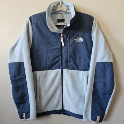 The North Face Denali Fleece Jacket Women's Size Medium Polartec Baby Blue Warm