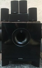 ENERGY SUBWOOFER WITH 5 PIECE CLASSIC 5.1 SATELLITE SPEAKERS ESW-8 - BLACK