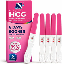 Pregnancy Test, Early Detection Home Test Kit, 5 Count Pack of 1