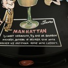 Vintage Joe Carpenter Cocktail Recipe Bar Tray — photo 3