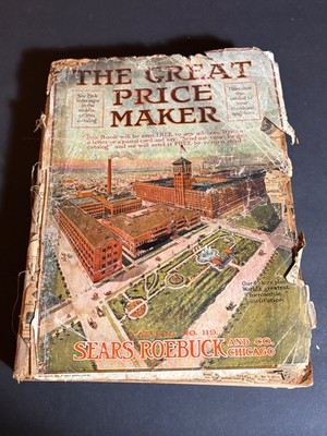 Vtg 1909 Antique SEARS & ROEBUCK Co Original Store CATALOG 1,000+ PAGES!! #119