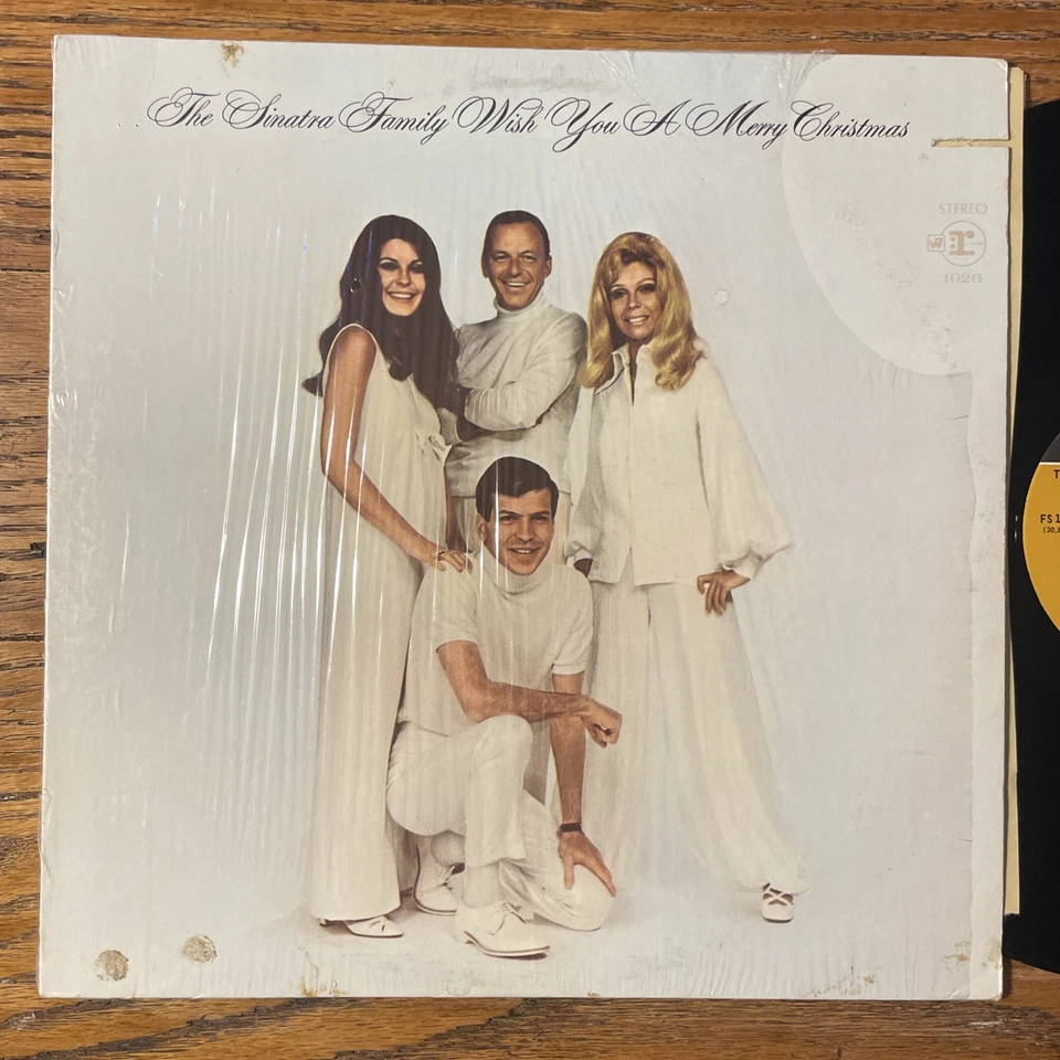 The Frank Nancy Sinatra Family Wish You A Merry Christmas LP Reprise + Shrink EX Foto 2 de 4