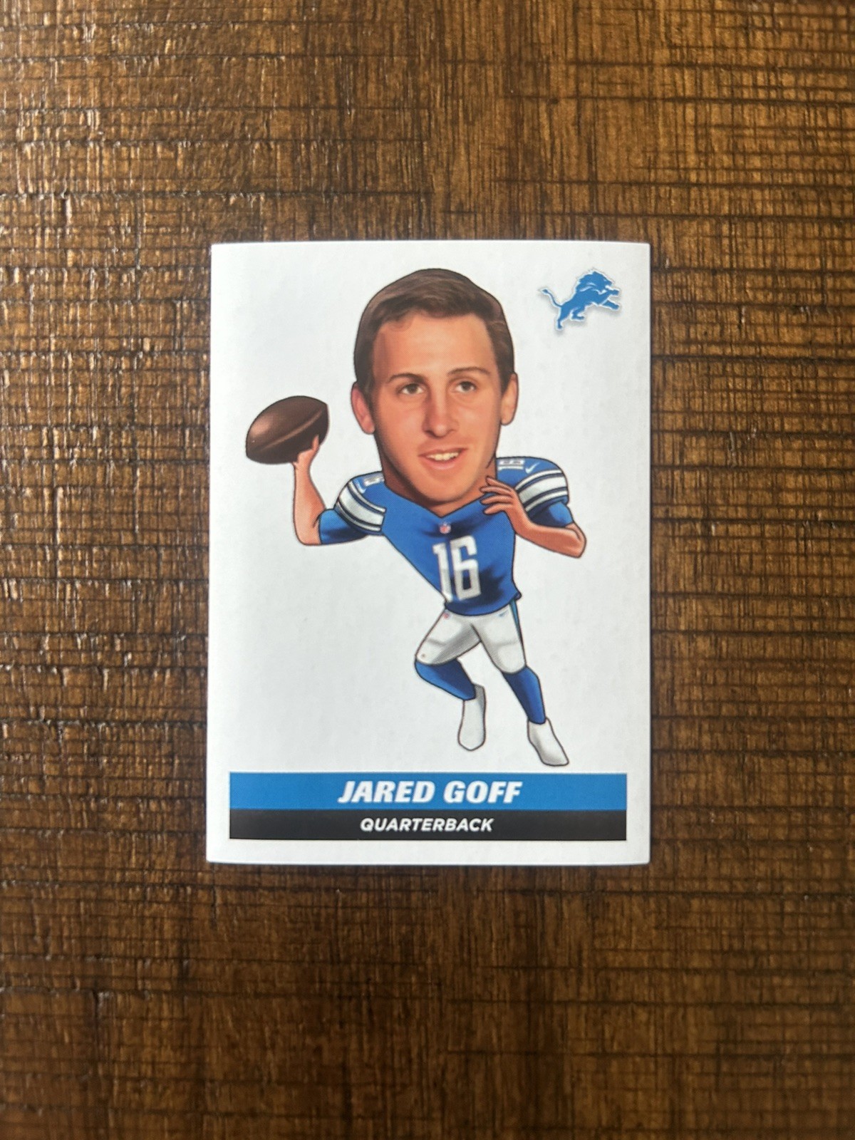 2021 Panini NFL Sticker & Card Collection Jared Goff Big Head Detroit Lions #377